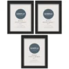 Simply Everyday 5 X 7" Block Frames 3pk - Black