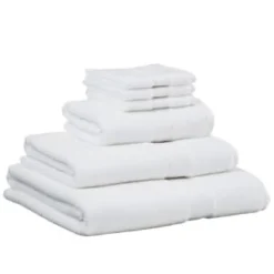 B&M Signature Zero Twist Bath Towel - White -Comfort Home Store 317203 315205 317208 317210 Signature Zero Twist white towels 1