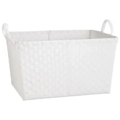 B&M Large Woven Basket - Beige