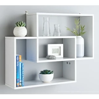 Lokken Display Wall Shelf - White 1 Lokken Display Wall Shelf - White