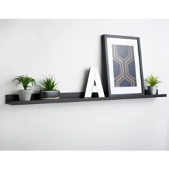 Lokken Picture Shelf 120cm - Black