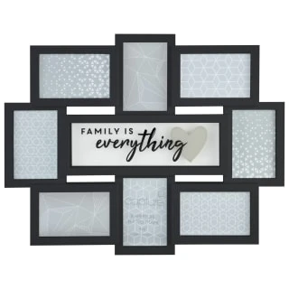 B&M Multi Aperture Photo Frame 8pc - Family Is Everything 2 B&M Multi Aperture Photo Frame 8pc - Family Is Everything - Image 2