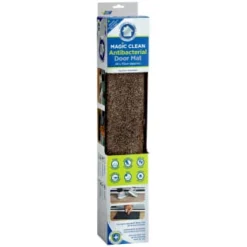 B&M Antibacterial Doormat - Brown -Comfort Home Store 366004 anti bac magic clean mat brown