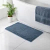 B&M Signature Microfibre Noodle Bath Mat - Blue