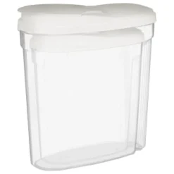 B&M Cereal Storage Container Set 2pk - White -Comfort Home Store 368613 cereal storage set 2 pk white 2