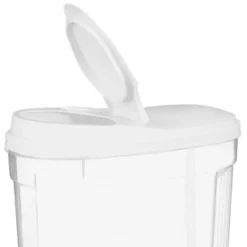B&M Cereal Storage Container Set 2pk - White -Comfort Home Store 368613 cereal storage set 2 pk white 4