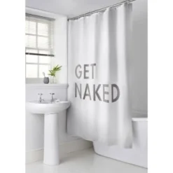 B&M Get Naked Shower Curtain