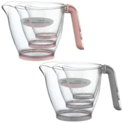 B&M Kitchen Measuring Jugs 3pk - Grey -Comfort Home Store 369447 3pk measuring jugs group