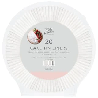 Betty Winters Cake Tin Liners 20pk 1 Betty Winters Cake Tin Liners 20pk