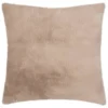 B&M Aspen Faux Fur Cushion - Dark Mink