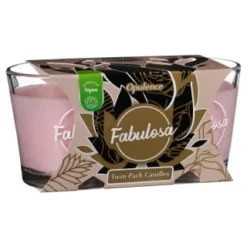 Fabulosa Candle Twin Pack 2pk - Opulence -Comfort Home Store 372559 fabulosa twin candle pack rainbow opulence