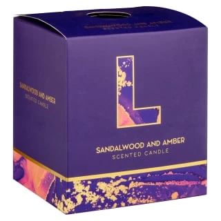 B&M Alphabet Candle (Assorted) - Sandalwood & Amber 7 B&M Alphabet Candle (Assorted) - Sandalwood & Amber - Image 7