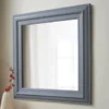 B&M Dorset Square Mirror - Grey