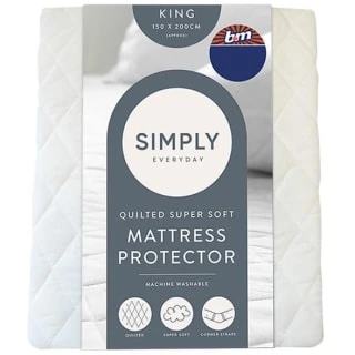 Simply Anti-Bacterial Quilted Mattress Protector - King 1 Simply Anti-Bacterial Quilted Mattress Protector - King