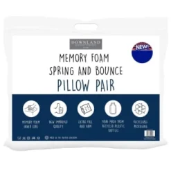 Downland Memory Foam Pillows 2pk