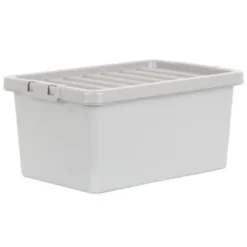 B&M Storage Box With Lid 11L - Graphite