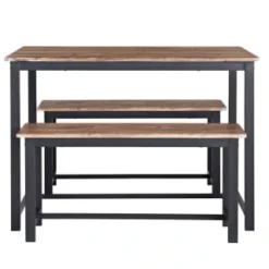 B&M Coberg Bench Dining Set 3pc -Comfort Home Store 377371 coberg 3 piece dining set 2