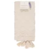 B&M Homestead Embossed Tea Towels With Tassels 2pk - Natural
