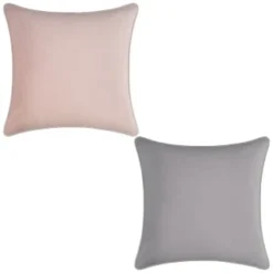 Supersoft Velvet Cushion Covers 2pk - Blush -Comfort Home Store 380355 380356 velvet cushion covers group 2