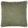 B&M Cotton Waffle Cushion - Green