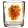 B&M Dried Flowers Tealight Holder - Orange