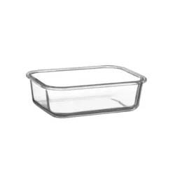 B&M Pink Glass Food Container - Small -Comfort Home Store 380661 glass food container pink small