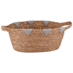 B&M Edessa Triangle Wicker Basket - Grey