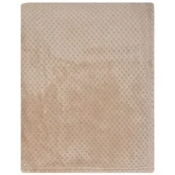 B&M Supersoft Waffle Throw - Stone 5 B&M Supersoft Waffle Throw - Stone -Comfort Home Store 383145 waffle stone throw 3