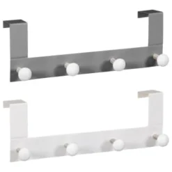 B&M Heavy Duty Overdoor Hooks - White -Comfort Home Store 383565 heavy duty overdoor hooks main