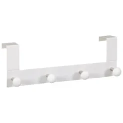 B&M Heavy Duty Overdoor Hooks - White