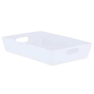 Soho Storage Tray 8 X 35 X 26cm - White 1 Soho Storage Tray 8 X 35 X 26cm - White