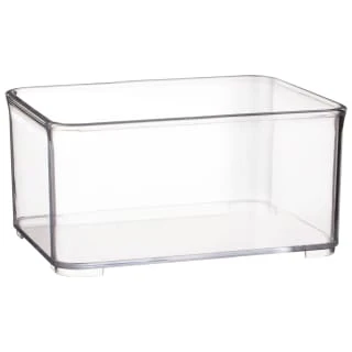 Clear Nestable Storage Tub - Medium -Comfort Home Store 384979 clear nestable box medium 2