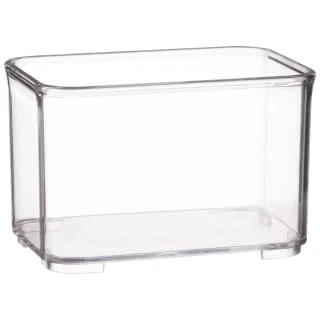 Clear Nestable Storage Tub - Small 1 Clear Nestable Storage Tub - Small