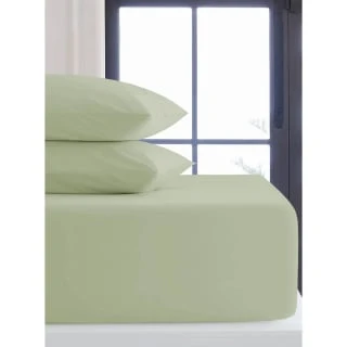 Silentnight Single Fitted Sheet - Sage 1 Silentnight Single Fitted Sheet - Sage