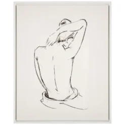 B&M Lady Figurine Canvas Print - Arm