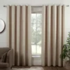 B&M Colorado Hopsack Fully Lined Cream Eyelet Curtains 66 X 90"