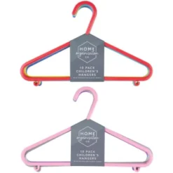 B&M Children's Hangers 10pk - Pastel 15 B&M Children's Hangers 10pk - Pastel -Comfort Home Store 389289 home organisation co 10pk childrens hangers main