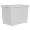 B&M Storage Box With Lid 80L - Grey