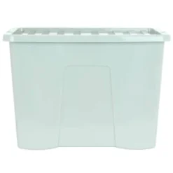 B&M Storage Box With Lid 80L - Sage -Comfort Home Store 391384 sage 80l storage box and lid