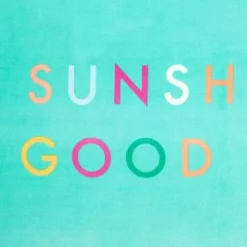 B&M Adult's Beach Towel - Sunshine & Good Times 7 B&M Adult's Beach Towel - Sunshine & Good Times -Comfort Home Store 393919 adult slogan beach towel sunshine and good times 3