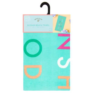 B&M Adult's Beach Towel - Sunshine & Good Times 2 B&M Adult's Beach Towel - Sunshine & Good Times - Image 2