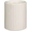 B&M Ribbed Tealight Holder - Cream