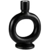 B&M Round Candle Holder - Black
