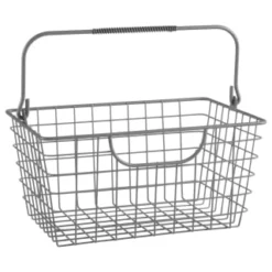 B&M Basket With Handles - Grey
