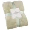 Large Sage Supersoft Fleece Throw