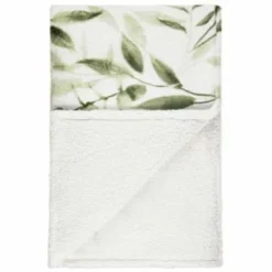 Winston Green Leaf Sherpa Throw 7 Winston Green Leaf Sherpa Throw -Comfort Home Store 394948 winston leaf sherpa throw green 2