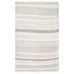 Winston Grey Stripe Sherpa Throw -Comfort Home Store 394975 winston grey stripe sherpa throw 2