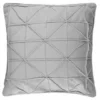 Geo Velvet Cushion - Grey
