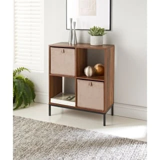 Lokken Velvet Storage Cubes 2pk - Mushroom 4 Lokken Velvet Storage Cubes 2pk - Mushroom - Image 4