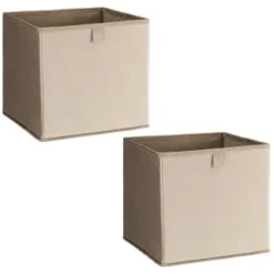 Lokken Velvet Storage Cubes 2pk - Mushroom 6 Lokken Velvet Storage Cubes 2pk - Mushroom -Comfort Home Store 395837 2pk velvet lokken storage cubes mushroom 3